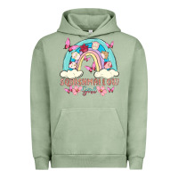 Pigment Oil Green squish girl Urban Hoodie - MaliasSmallBusiness