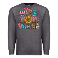 Charcoal Heather wife mom lpn Premium Sweatshirt - AdoDesignShop