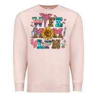 Pale Pink wife mom lpn Premium Sweatshirt - AdoDesignShop