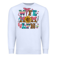 White wife mom lpn Premium Sweatshirt - AdoDesignShop