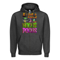 Charcoal Heather it's just a bunch of hocus pocus Zipper Hoodie - Zillion Design Studio
