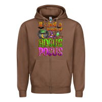 Chestnut it's just a bunch of hocus pocus Zipper Hoodie - Zillion Design Studio