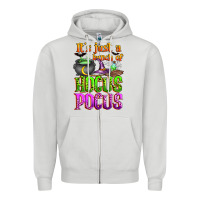 Dove Grey it's just a bunch of hocus pocus Zipper Hoodie - Zillion Design Studio