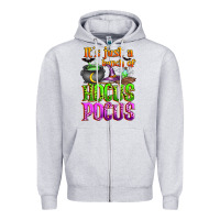 Heather Grey it's just a bunch of hocus pocus Zipper Hoodie - Zillion Design Studio