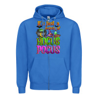 True Royal it's just a bunch of hocus pocus Zipper Hoodie - Zillion Design Studio