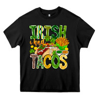 Black Irish i Had Tacos Heavy Core Tee - CowhideDigitalArt