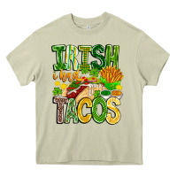 Mossy Irish i Had Tacos Heavy Core Tee - CowhideDigitalArt