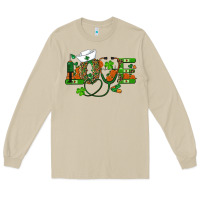 Mushroom st patricks day love nurse Long Sleeve Tee - RanaPortraitStore