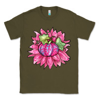 Army Green sunflower pumpkin breast cancer Classic Tee - Zillion Design Studio