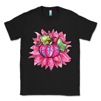 Black sunflower pumpkin breast cancer Classic Tee - Zillion Design Studio
