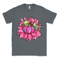 Charcoal Heather sunflower pumpkin breast cancer Classic Tee - Zillion Design Studio