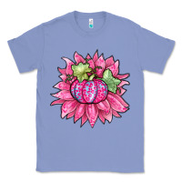 Colony Blue sunflower pumpkin breast cancer Classic Tee - Zillion Design Studio
