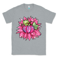 Heather Grey sunflower pumpkin breast cancer Classic Tee - Zillion Design Studio