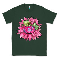 Sports Green sunflower pumpkin breast cancer Classic Tee - Zillion Design Studio