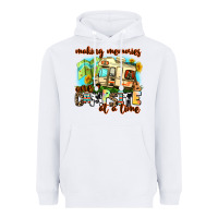 White making memories one campsite at a time Heavyweight Hoodie - AdoDesignShop