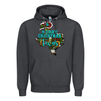 Smoke merry christmas texas Zipper Hoodie - RanaPortraitStore