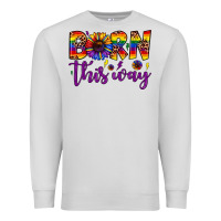 Dove Grey born this way Premium Sweatshirt - JahusDesignShop