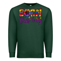 Sports Green born this way Premium Sweatshirt - JahusDesignShop