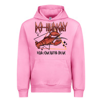 Fuchsia Pink def hungry pour dome butter on me Urban Hoodie - MaliasSmallBusiness