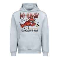 Heather Grey def hungry pour dome butter on me Urban Hoodie - MaliasSmallBusiness