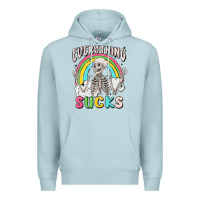 Blue Mist everything sucks Premium Hoodie - MaliasSmallBusiness