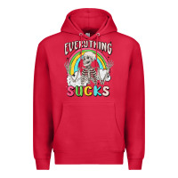 Cardinal everything sucks Premium Hoodie - MaliasSmallBusiness