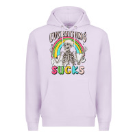 Lilac everything sucks Premium Hoodie - MaliasSmallBusiness