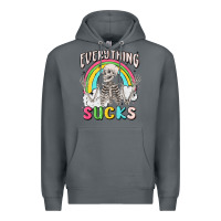 Rock everything sucks Premium Hoodie - MaliasSmallBusiness