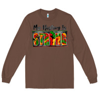 Chestnut my history is strong Long Sleeve Tee - Zillion Design Studio