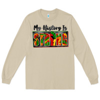 Mushroom my history is strong Long Sleeve Tee - Zillion Design Studio