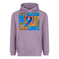 Lavender autism  words Heavyweight Hoodie - AdoDesignShop