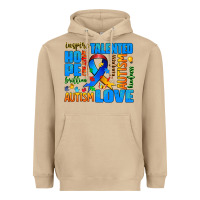 Mushroom autism  words Heavyweight Hoodie - AdoDesignShop