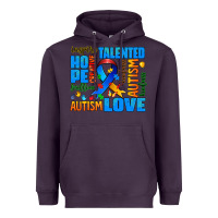 Plum autism  words Heavyweight Hoodie - AdoDesignShop