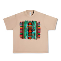 Burro serape aztec leopard and turquoise glitter with gemstone brushstroke Urban Heavy Tee - Artiststas