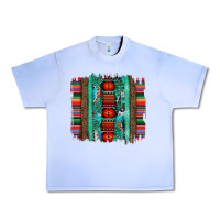 Grape Ice serape aztec leopard and turquoise glitter with gemstone brushstroke Urban Heavy Tee - Artiststas