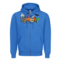 True Royal halloween spooky Zipper Hoodie - Zillion Design Studio