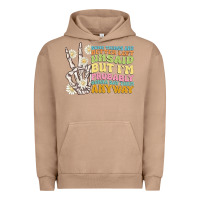 Pigment Burro some things are better left unsaid Urban Hoodie - MaliasSmallBusiness