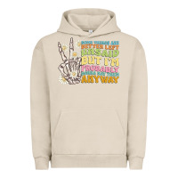 Pigment French Oak some things are better left unsaid Urban Hoodie - MaliasSmallBusiness