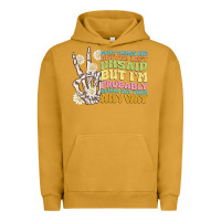 Pigment Peanut Butter some things are better left unsaid Urban Hoodie - MaliasSmallBusiness