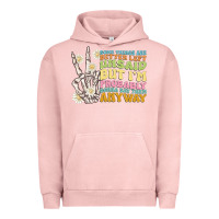 Pigment Salmon some things are better left unsaid Urban Hoodie - MaliasSmallBusiness