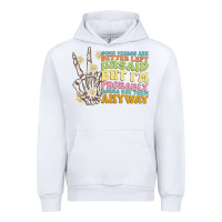 White some things are better left unsaid Urban Hoodie - MaliasSmallBusiness