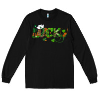 Black st patricks day lucky nurse Long Sleeve Tee - RanaPortraitStore