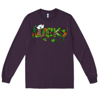 Plum st patricks day lucky nurse Long Sleeve Tee - RanaPortraitStore