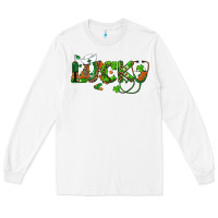 White st patricks day lucky nurse Long Sleeve Tee - RanaPortraitStore