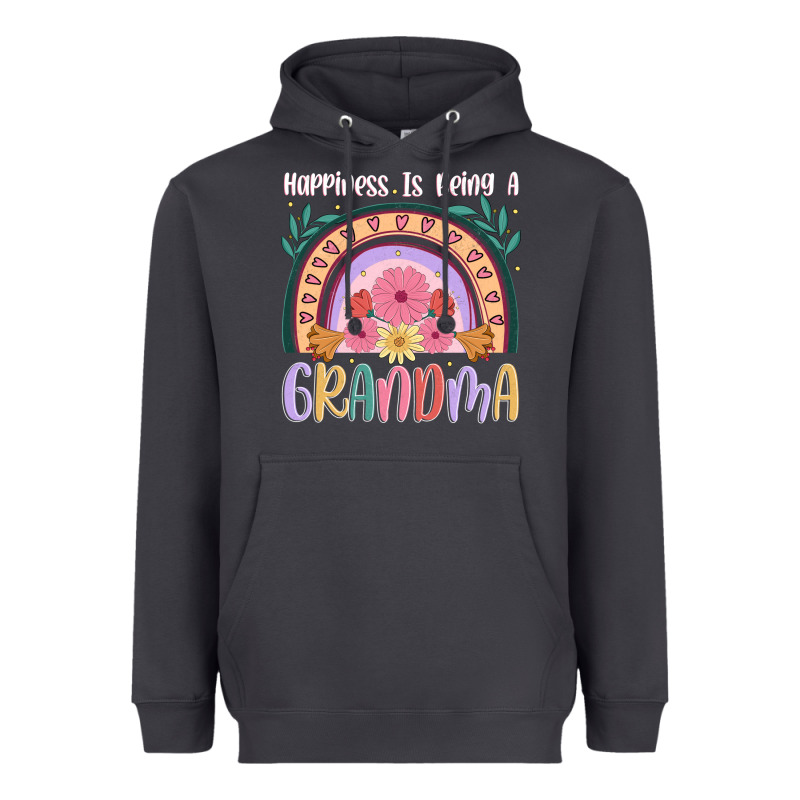 Happiness Is Being A Grandma Heavyweight Hoodie by JahusDesignShop | Teevron
