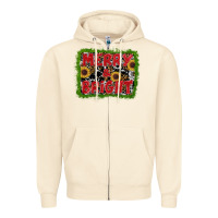 Sandshell marry and bright Zipper Hoodie - RanaPortraitStore