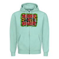Seafoam marry and bright Zipper Hoodie - RanaPortraitStore