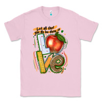 Bubblegum Pink let all that you do be done in love Classic Tee - texasbilliewilder