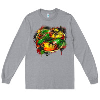Heather Grey juneteenth lips Long Sleeve Tee - Zillion Design Studio