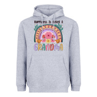 Heather Grey happiness is being a grandma Heavyweight Hoodie - JahusDesignShop